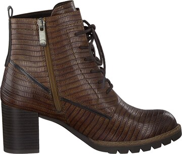 MARCO TOZZI Lace-Up Ankle Boots in Brown