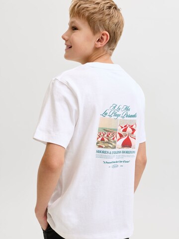 T-Shirt Jack & Jones Junior en blanc