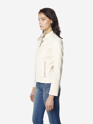 KOROSHI - Casaco meia-estação em branco