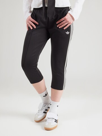 ADIDAS ORIGINALS Слим Штаны в Черный: спереди