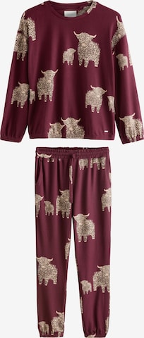 Next Pyjama värissä punainen: etupuoli
