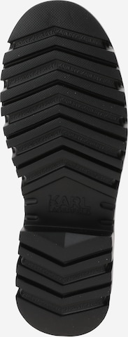 Karl Lagerfeld Botki po kostki 'KOMBAT' w kolorze czarny