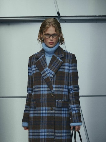 Manteau d’hiver ' N-Jaci ' Noella en bleu : devant