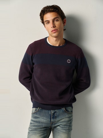Pullover di KOROSHI in lilla: frontale