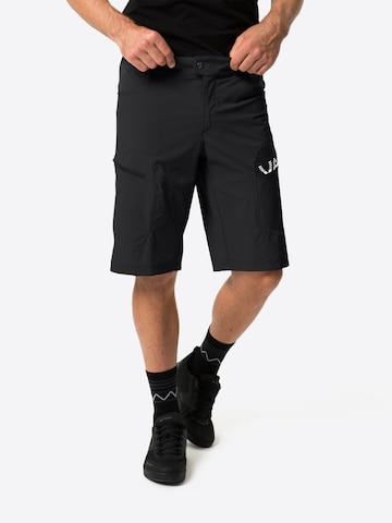 VAUDE Regular Outdoor Pants in Black: front