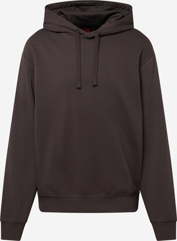 HUGO Sweatshirt 'Dapo' in Brown: front