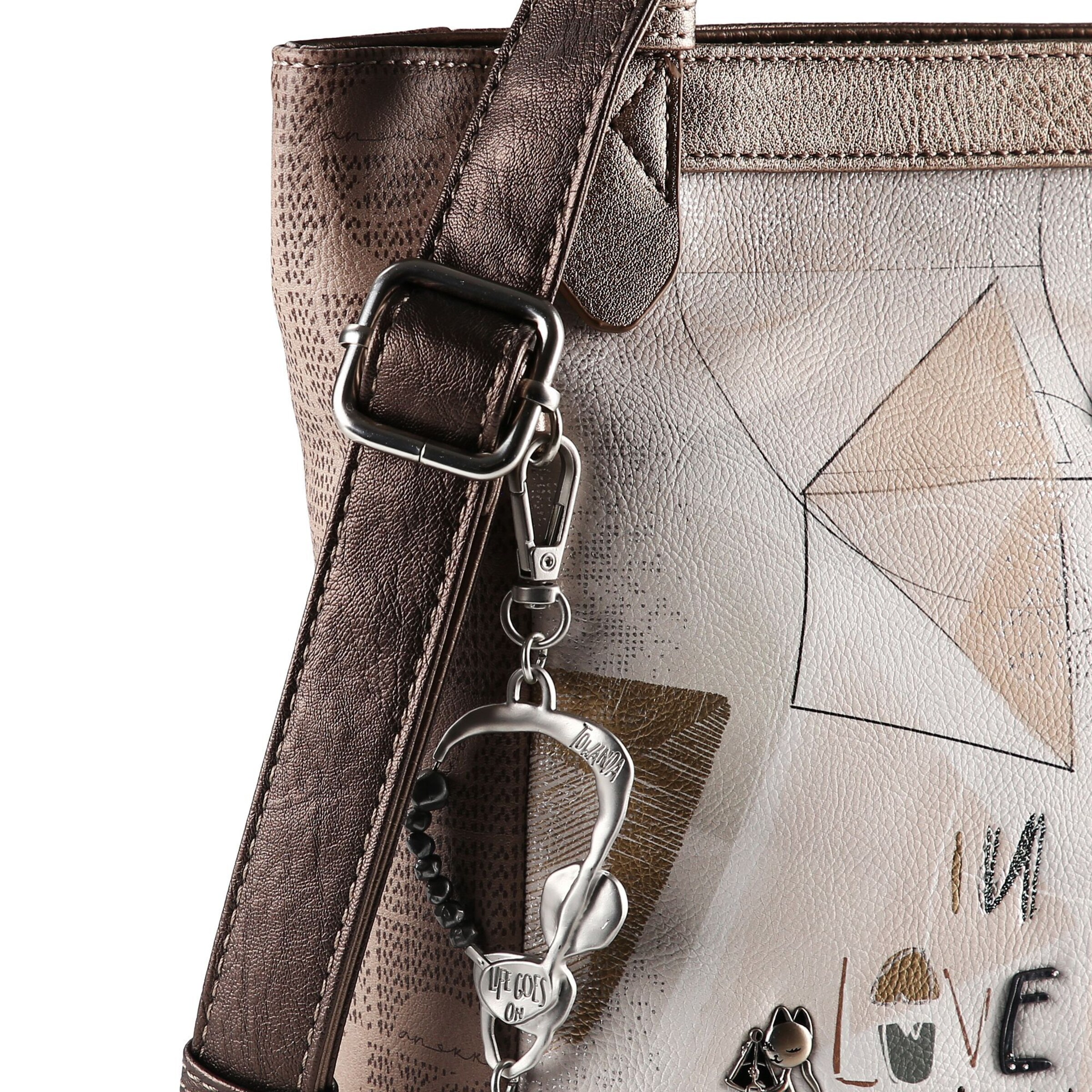 Anekke Schultertasche 'Sophia' in Bronze