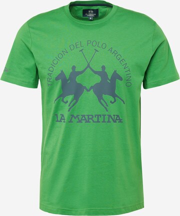 La Martina Shirt in Green: front