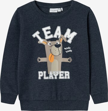 NAME IT Sweatshirt 'VALEXANDER' in Blauw: voorkant