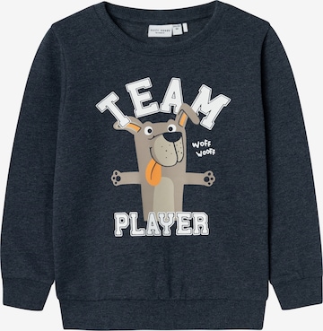 NAME IT Sweatshirt 'VALEXANDER' i blå: forside