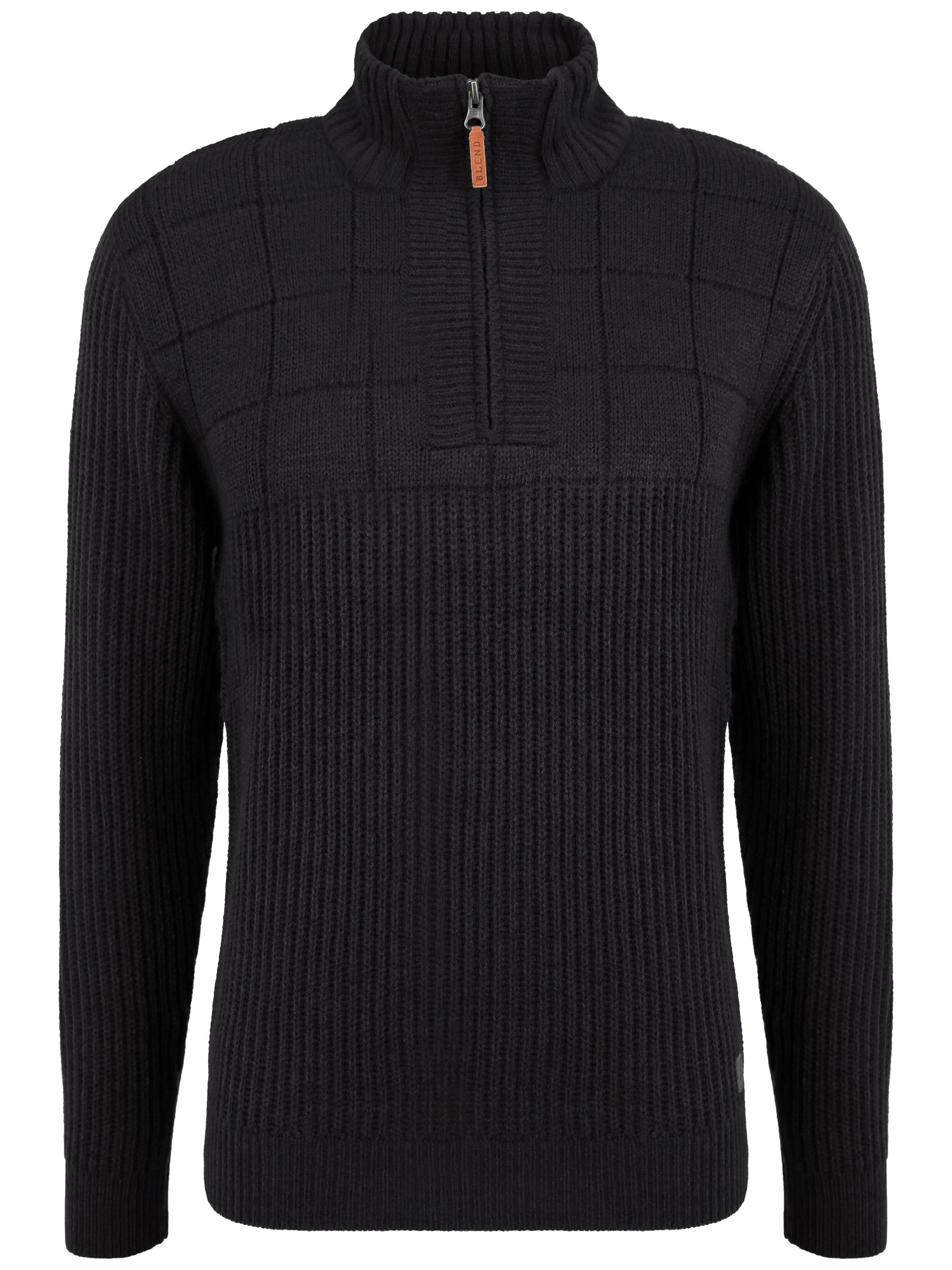 BLEND Pullover 'BHOstuta' in Schwarz: Vorderseite