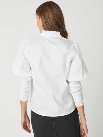 T-shirt 'SandyCC' co'couture en blanc