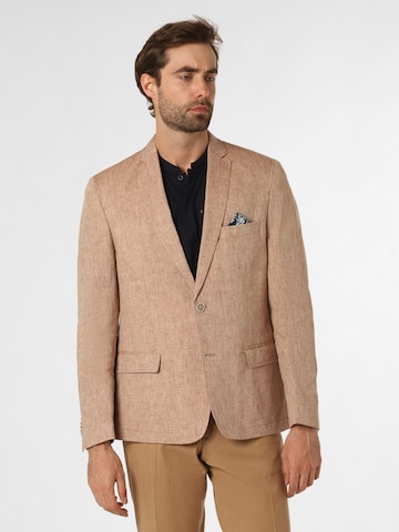 Nils Sundström Business Blazer 'Marcello' in Brown: front