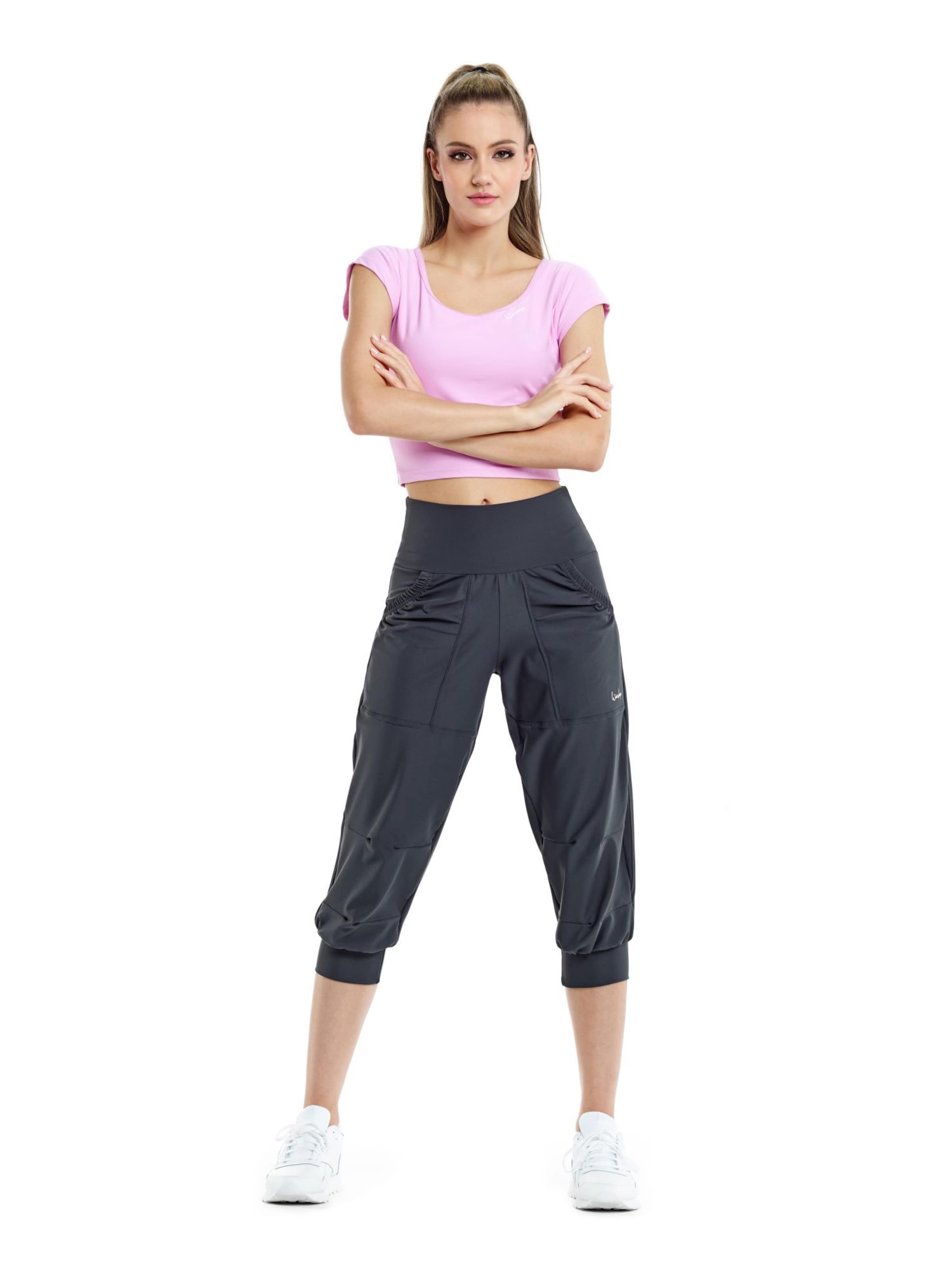 Winshape Tapered Sporthose ' LEI201C ' in Grau