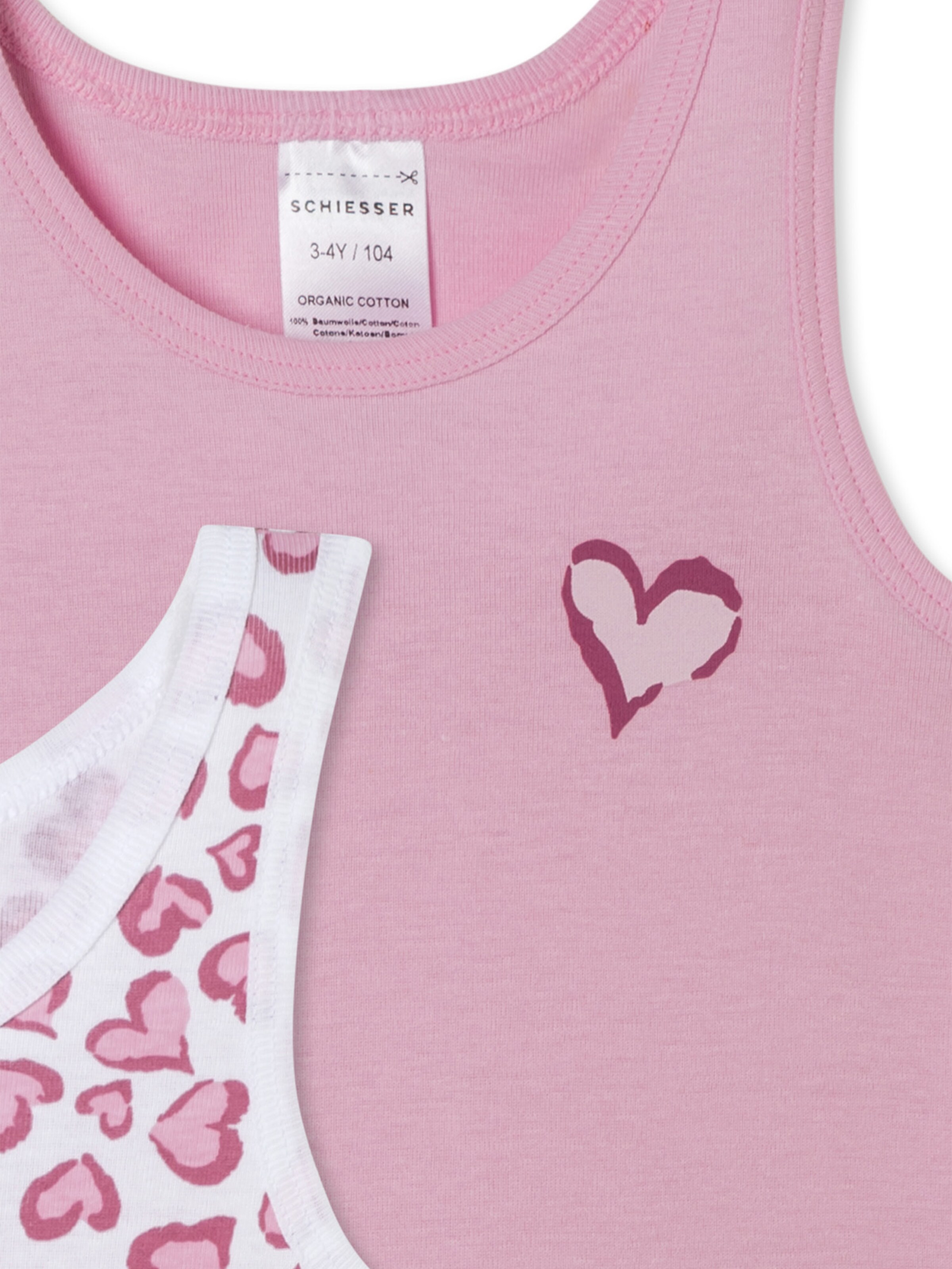 SCHIESSER Onderhemd ' Fine' in Roze