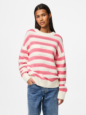 PIECES Pullover 'FANNI' i pink: forside
