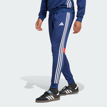 ADIDAS PERFORMANCE Tapered Παντελόνι φόρμας 'Tiro 25 Essentials' σε μπλε: μπροστά