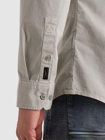 PME Legend Regular Fit Paita 'American Classic shirt in poplin with stretch' värissä harmaa