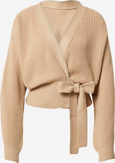 Frogbox Gebreid vest in de kleur Beige / Goud, Productweergave