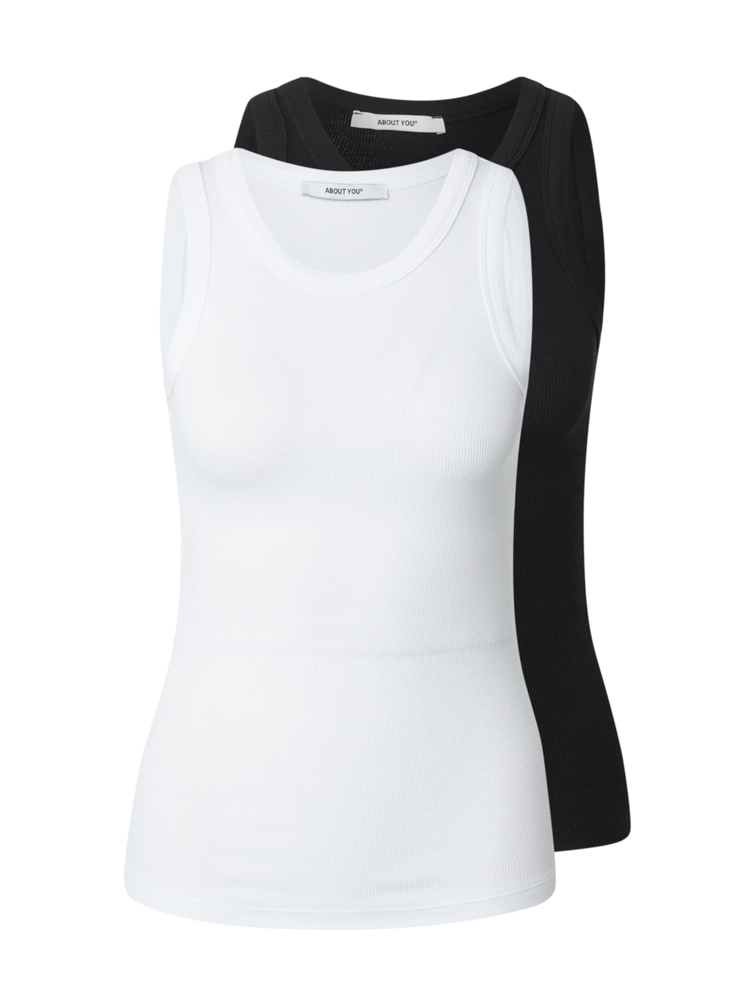 ABOUT YOU Topp 'Lola' i svart: framsida