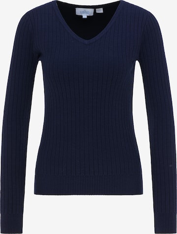 usha BLUE LABEL Sweater in Blue: front