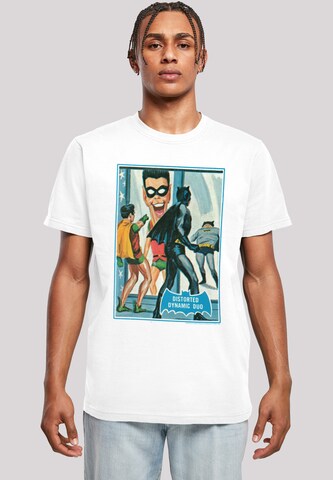 T-Shirt 'DC Comis Superhelden Batman TV Serie Dynamic Duo' F4NT4STIC en blanc : devant