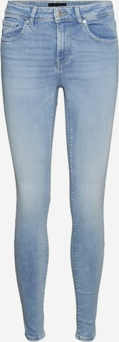 Vero Moda Curve Regular Jeans in Blauw: voorkant