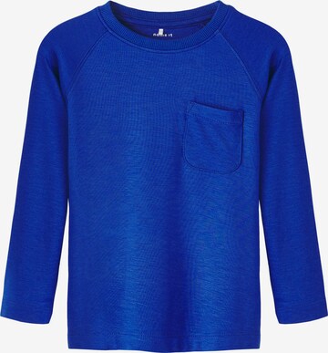 NAME IT Shirt 'Bit' in Blauw: voorkant