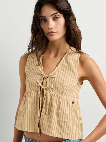 Chemisier Pepe Jeans en jaune