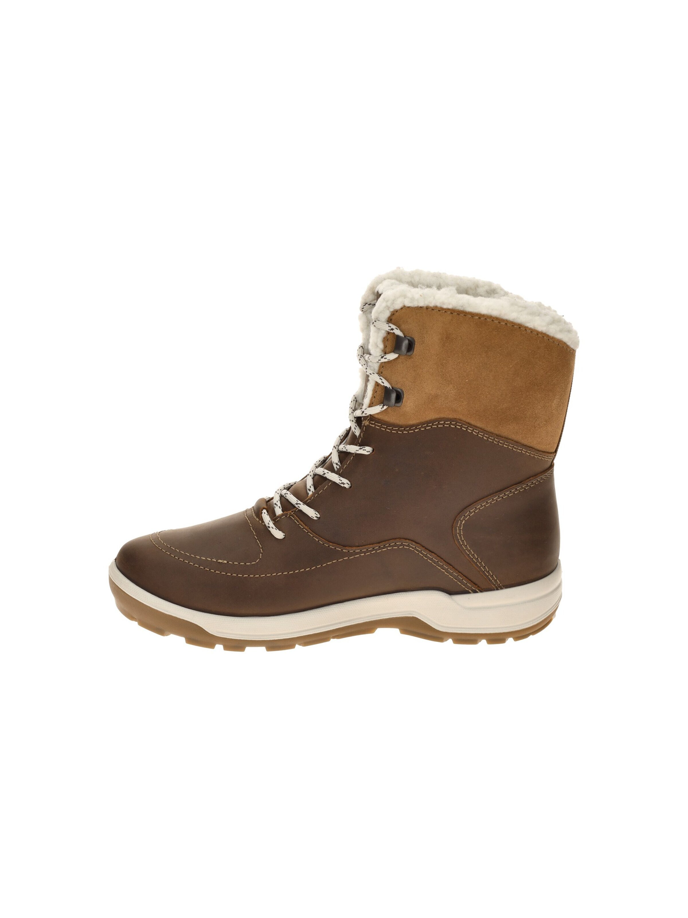 ECCO Boots 'Ecco Trace Stiefel Winter Schnür Boots braun camel Warmfutter'‌‌‌‌ in Braun