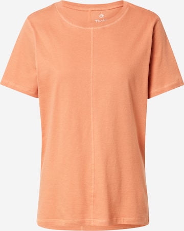 T-shirt ThokkThokk en orange : devant