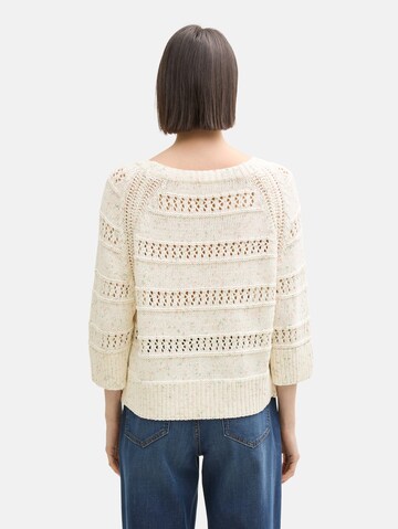 TOM TAILOR Sweater in Beige