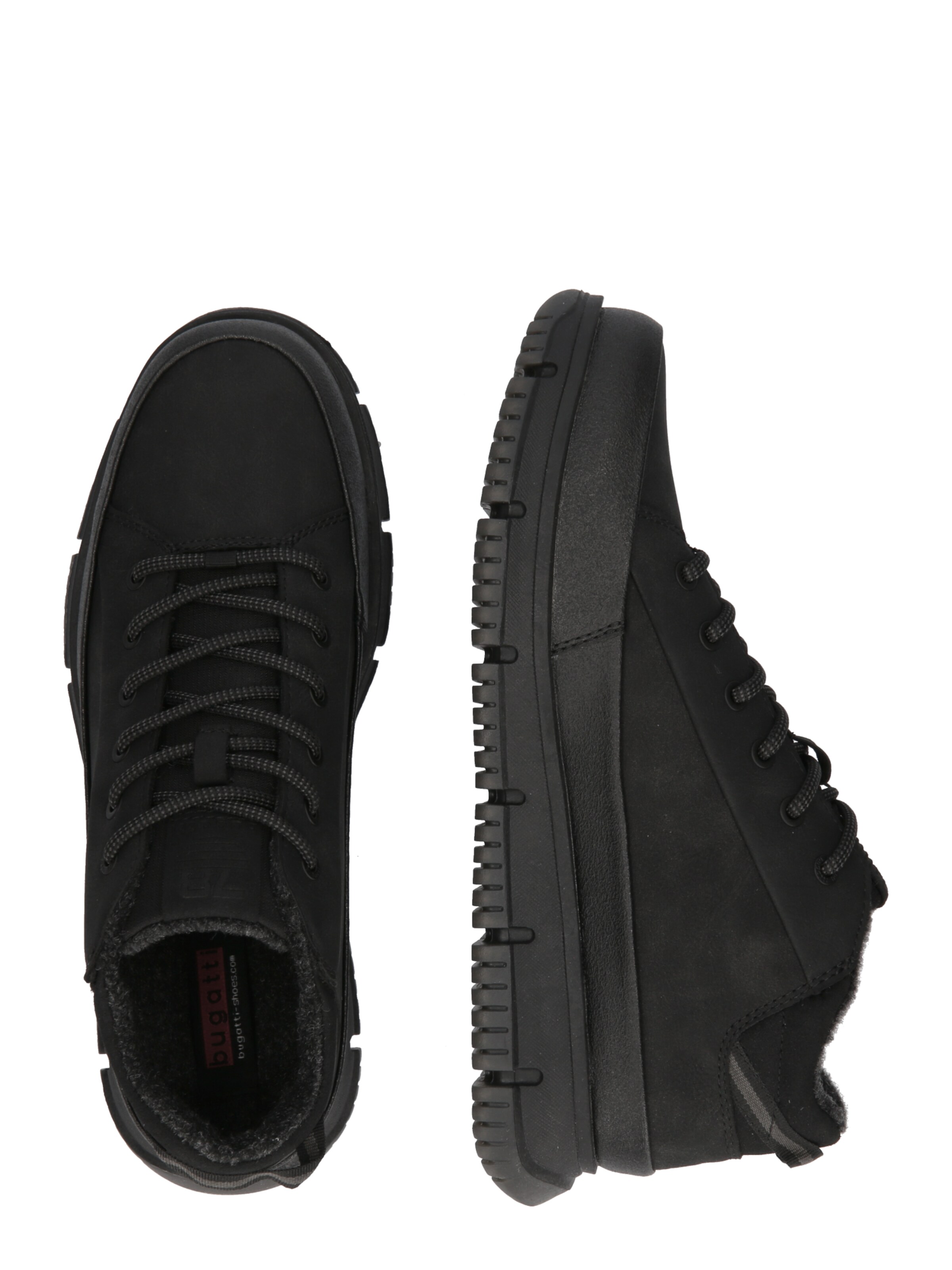bugatti Athletic lace-up shoe 'Samper' in Black