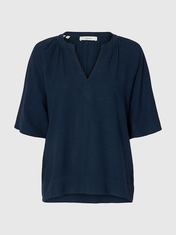 SELECTED Blouse in Blauw: voorkant