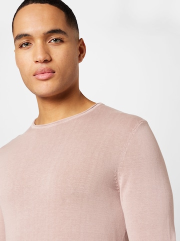 JACK & JONES Regular fit Sweater 'Leo' in Pink