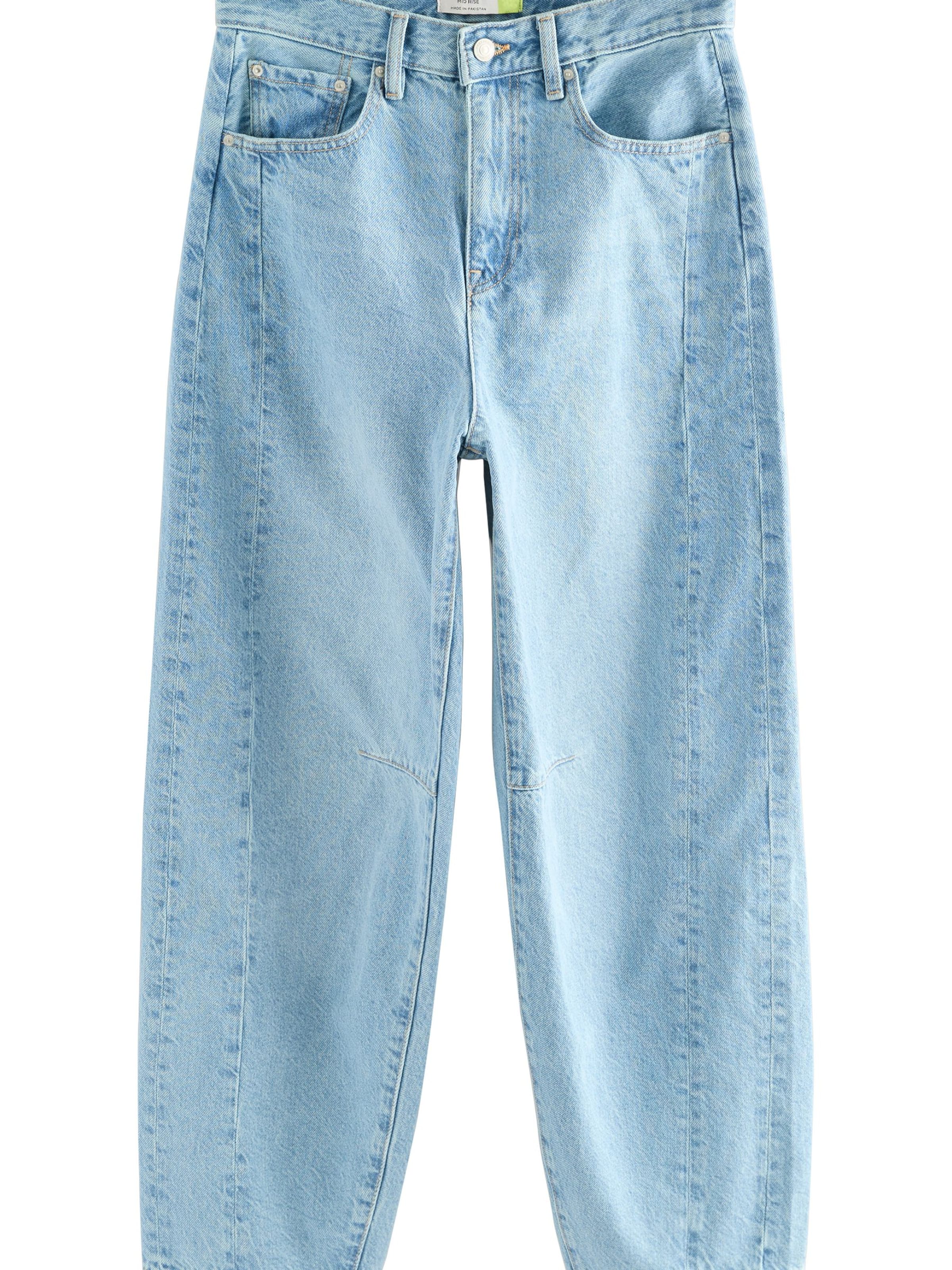 Next tavaline Teksapüksid &#x27;Barrel&#x27;, värv sinine: eest vaates