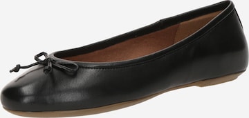 GEOX Baleriina 'PALMARIA', värv must: eest vaates