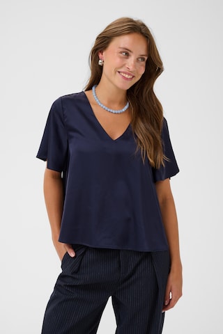 SAINT TROPEZ - Blusa en azul: frente