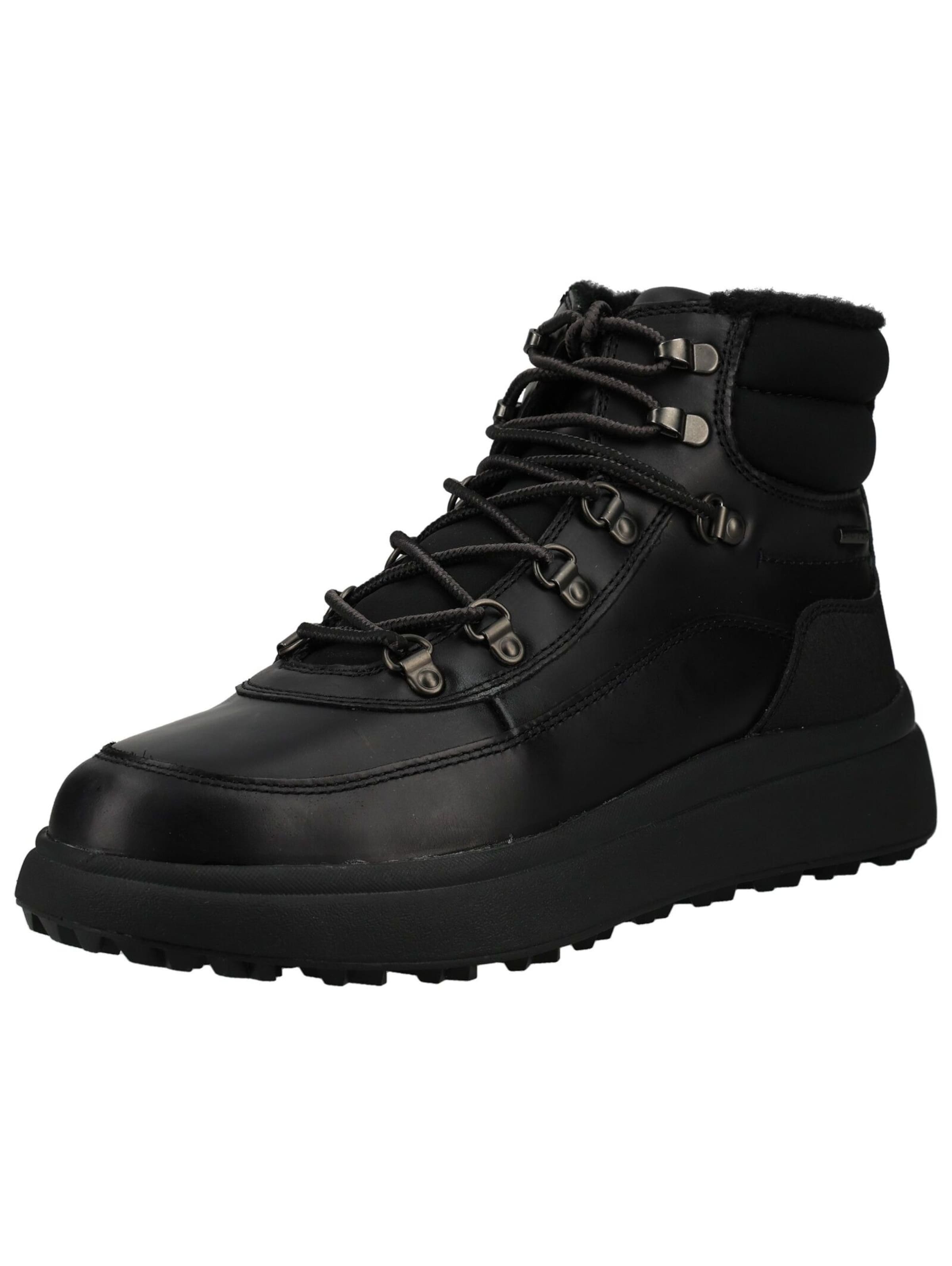 GEOX Schnürboots in Schwarz: Vorderseite