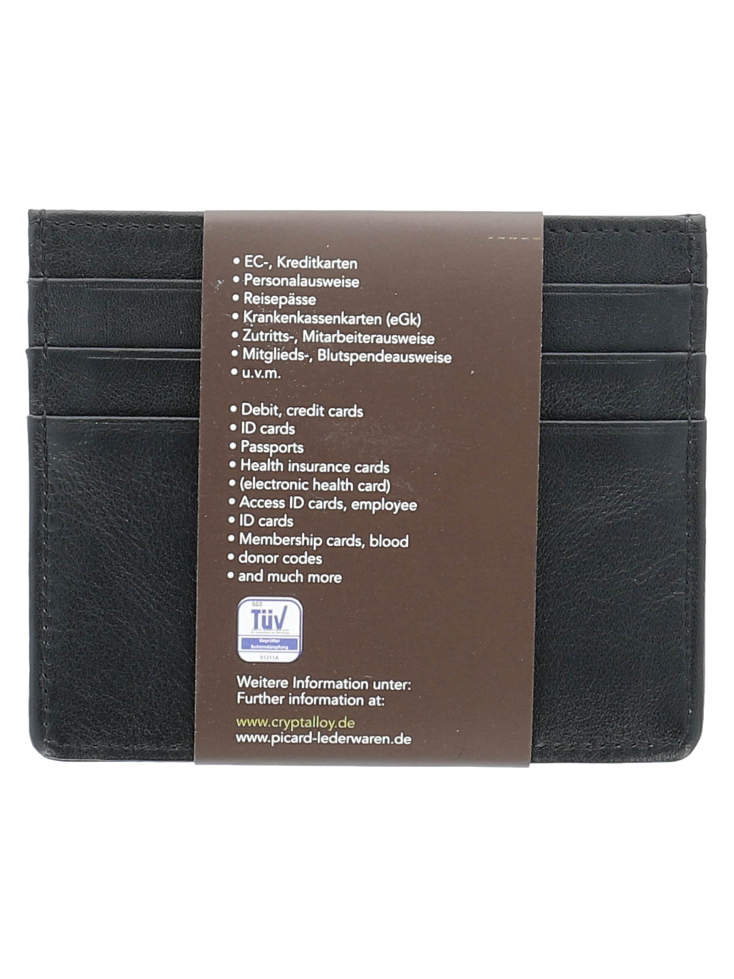 Porte-monnaies ' Soft Safe ' Picard en noir