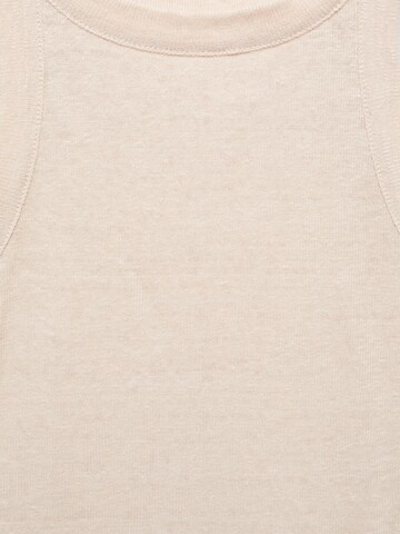 MANGO Top 'LENI' in Beige