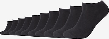 camano Socks in Black: front