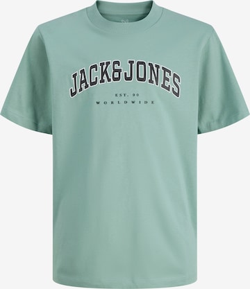 Jack & Jones Plus Koszulka 'JJECALEB' w kolorze zielony: przód