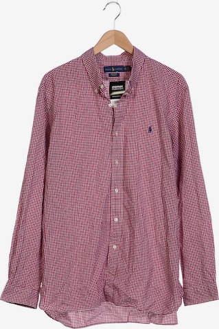 Polo Ralph Lauren Button Up Shirt in XXL in Pink: front