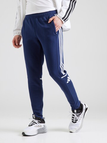 Tapered Pantaloni sportivi di ADIDAS PERFORMANCE in blu: frontale