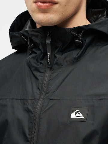 QUIKSILVER Αθλητικό μπουφάν 'OVER TAPE' σε μαύρο