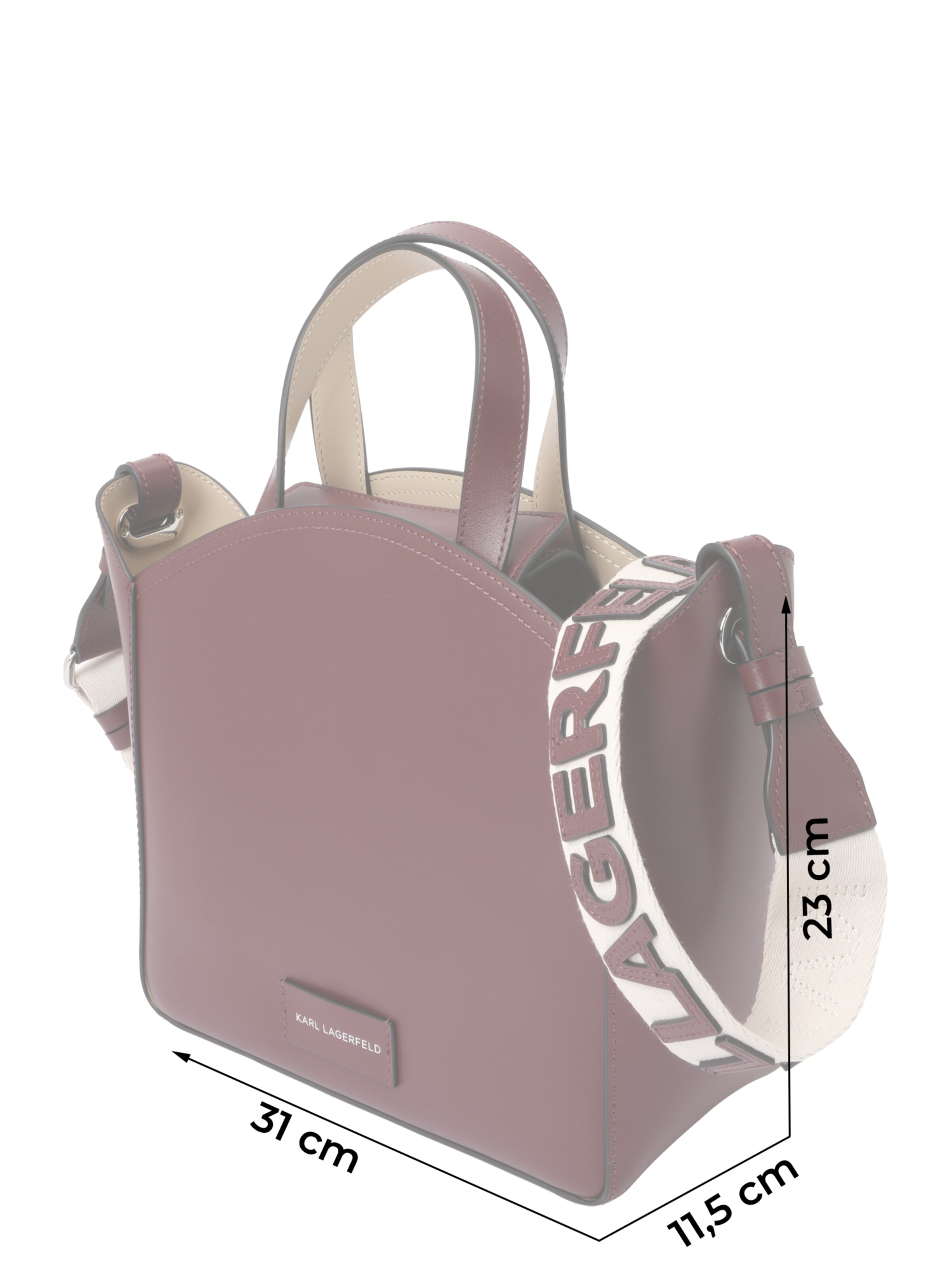 Karl Lagerfeld Handbag in Red