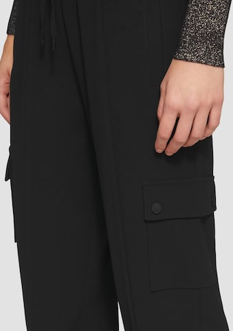 QS Regular Broek in Zwart