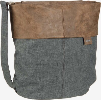 ZWEI Fahrradtasche ' Olli Cycle ' in braun / grau, Produktansicht
