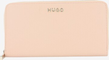 HUGO Portemonnee 'Chris' in Beige: voorkant